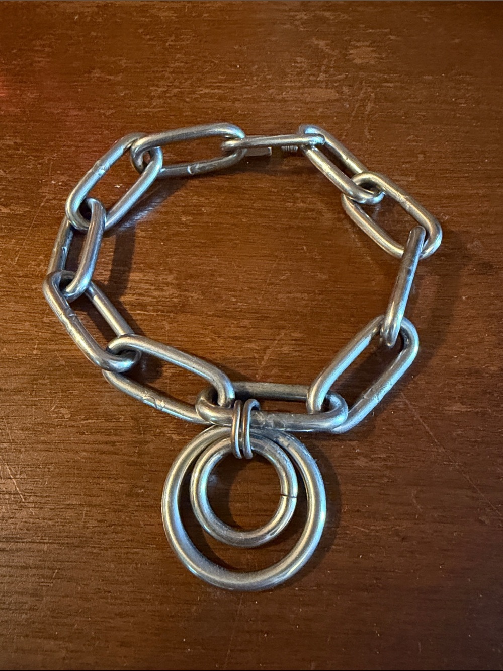 Handmade O-Ring Chain Choker Necklace